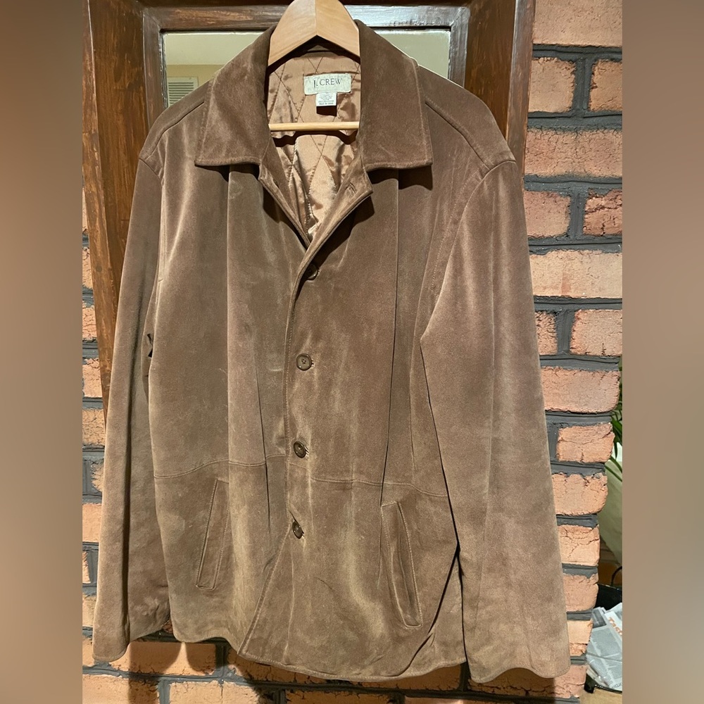 J. Crew Men’s XL Suede Coat